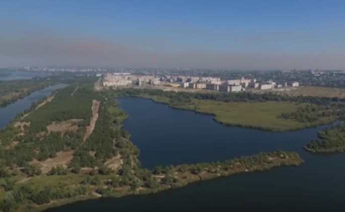 Днепровские плавни Запорожья засняли с высоты птичьего полета — ВИДЕО