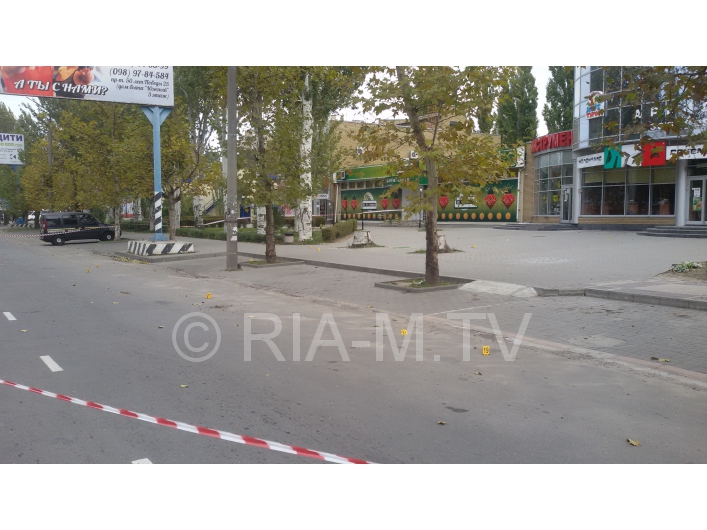 В Мелитополе была перестрелка. Часть проспекта перекрыта