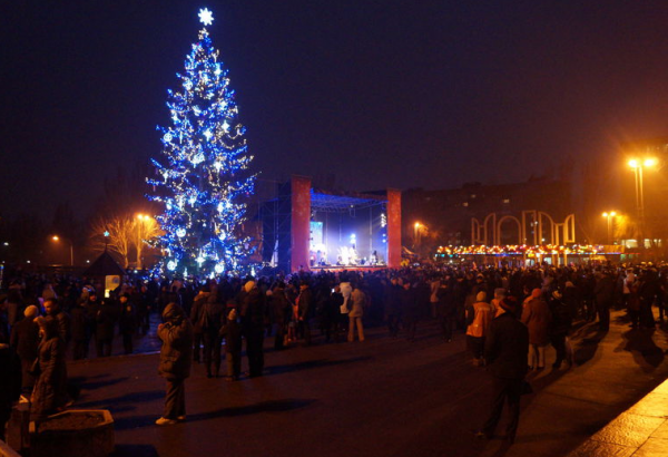 Стала известна дата открытия главной елки Запорожья