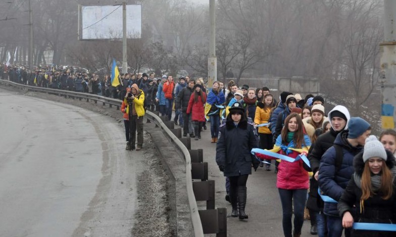 Запорожцы на День Соборности «соединят» два берега Днепра