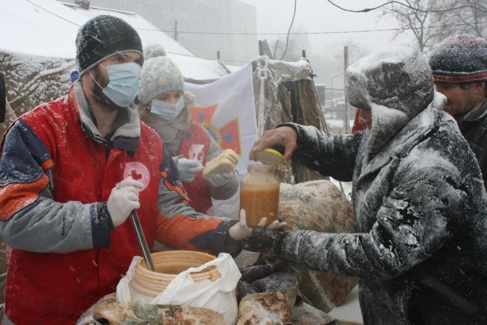В Запорожье открыли пункт обогрева (ФОТО)