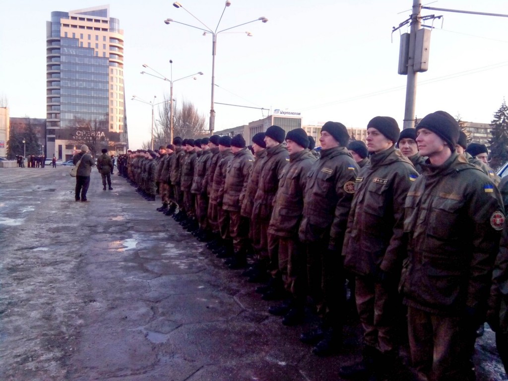 Национальную гвардию снова вывели на улицы Запорожья