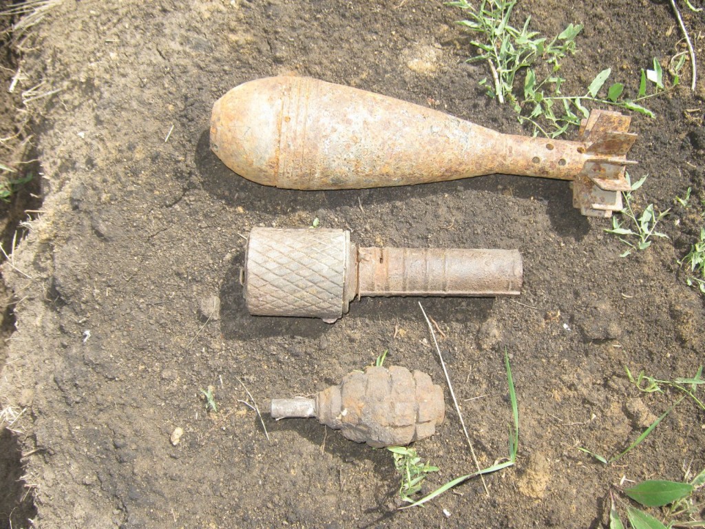 В Запорожской области обнаружили снаряды прошлых войн