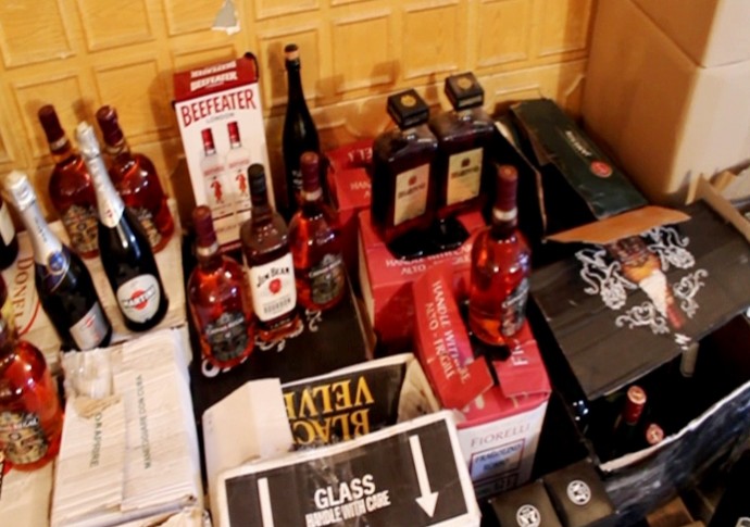 В Запорожье изъяли 1,8 тысяч литров незаконно ввезенного алкоголя