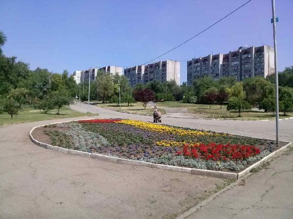 В запорожском парке горожане в очередной раз украли цветы (ФОТО)