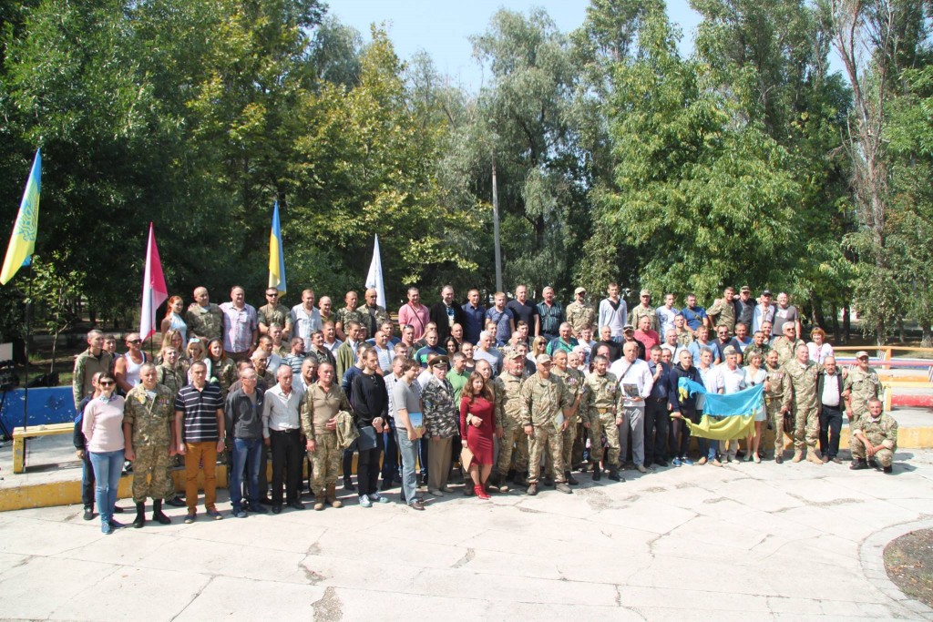 В Запорожье годовщину создания отметил 37-й батальон (ФОТО)