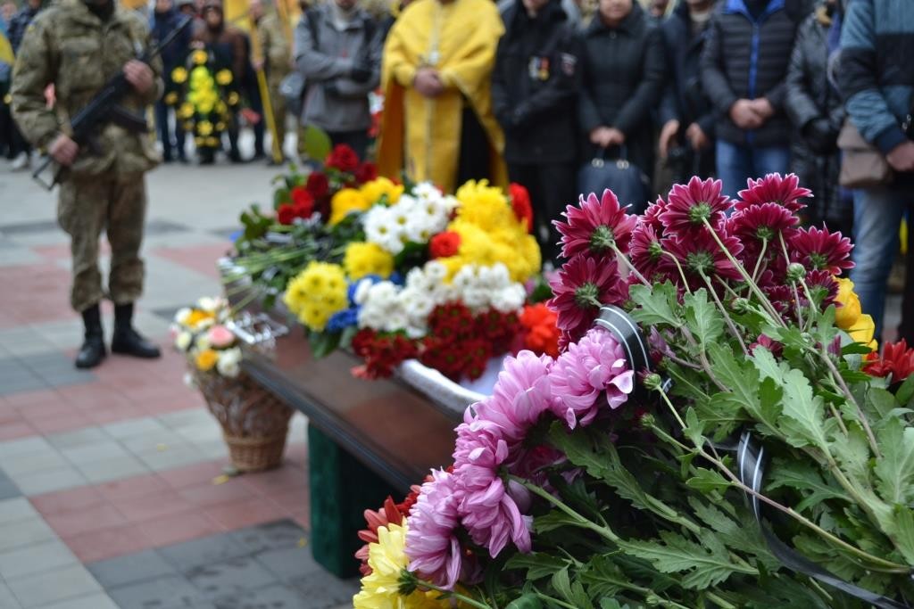 Запорожцы попрощались с грузинским воином, защищавшим Украину в зоне АТО (ФОТОРЕПОРТАЖ)
