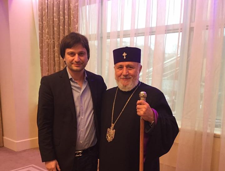 Запорожский общественник принял участие во встрече с Католикосом всех армян