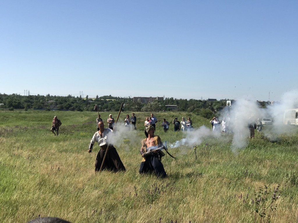 Казацкий пограничный гарнизон: под Запорожьем появился новый туристический объект (ФОТОРЕПОРТАЖ)