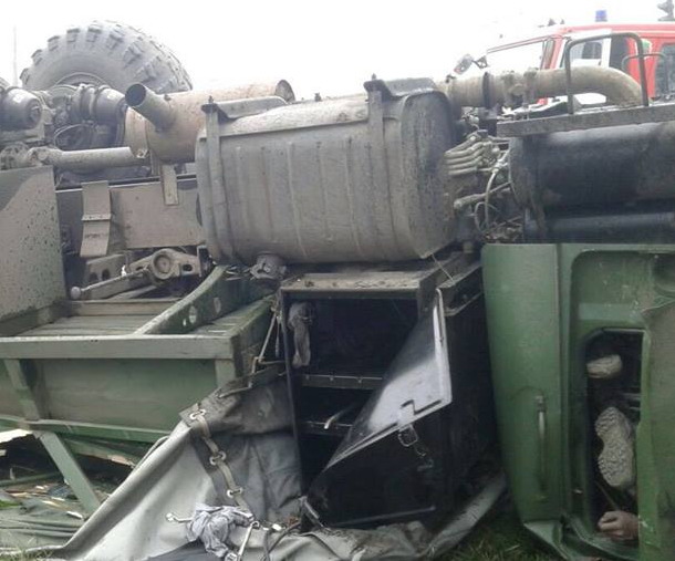 В Запорожской области в ДТП погиб военнослужащий (ФОТО)