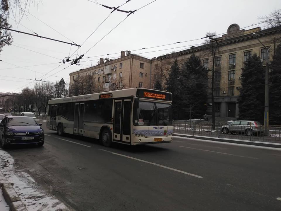 «Запорожэлектротранс» опубликовал график движения нового 39-го автобусного маршрута