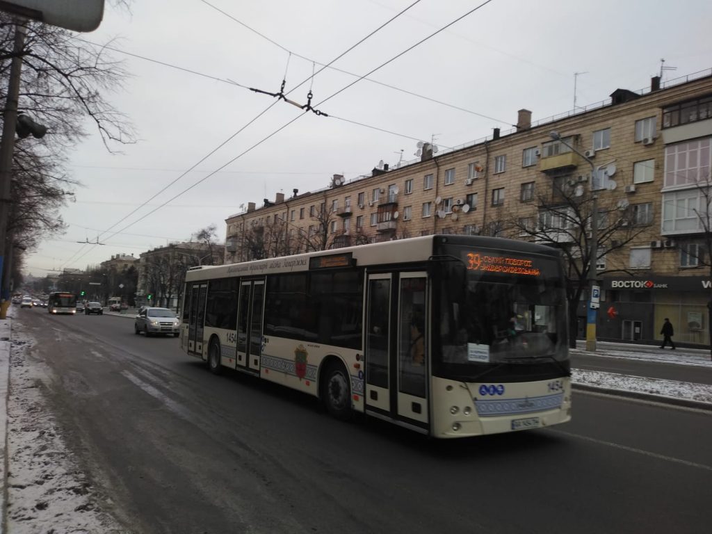В Запорожье запустили новый 39-й автобусный маршрут: как часто ездит и что показывает онлайн-карта