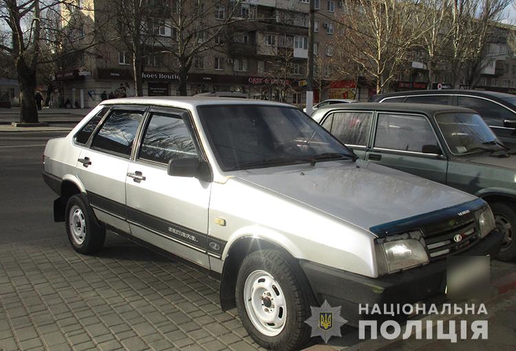 В Запорожской области полицейские поймали похитителя автомобиля