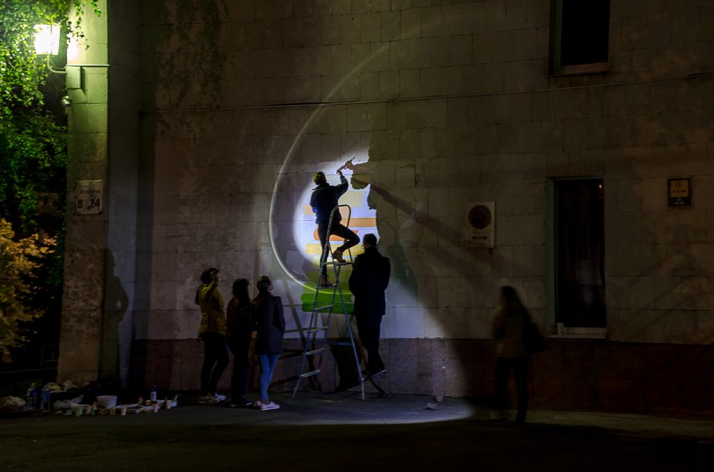 В Запорожье появилась стена, которую не испортят рекламой наркотиков (ФОТО)