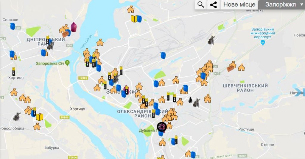 Где в Запорожье принимают мусор на переработку: КАРТА