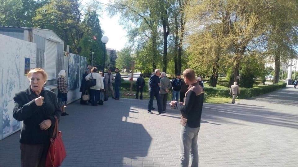 В Запорожье должны убрать крест «жертв одесской трагедии»