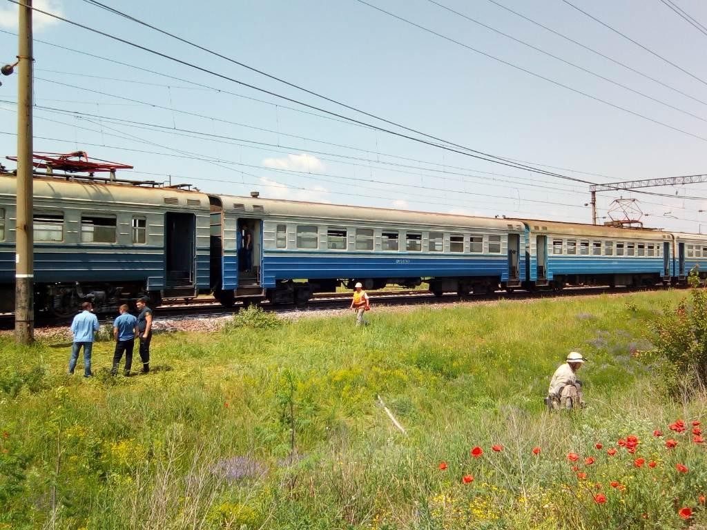 В Запорожской области загорелась электричка: установлена причина (ВИДЕО)