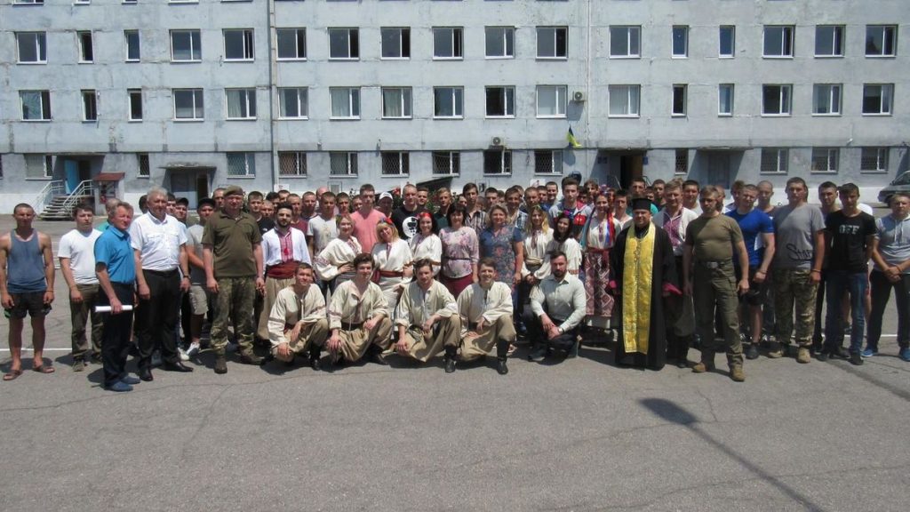 В Запорожье призывников   поздравили с поступлением на службу (ФОТО)