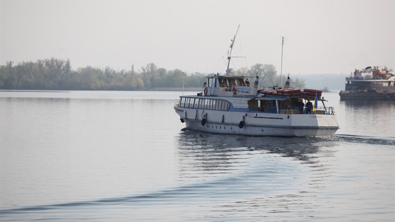 В Запорожье перестанут работать речные перевозки пассажиров