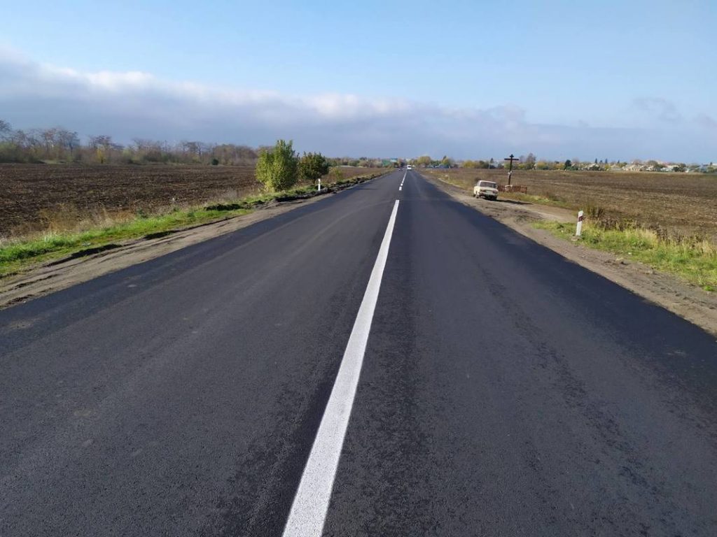 В Запорожской области отремонтировали 21 участок автодорог