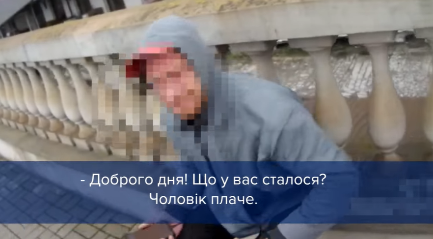 «Не хочу жить!»: полицейские показали видео спасения от суицида парня из Запорожской области