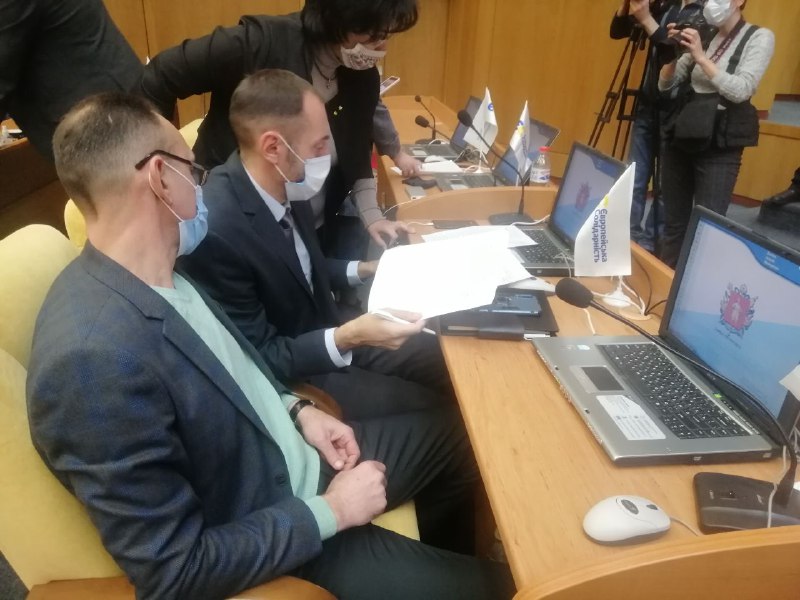 В Запорожском облсовете проводит заседание «группа 44-х»: Боговин обратился в СБУ