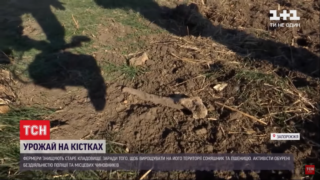 Кладбище в Гуляйполе, которое распахали фермеры, внесут в реестр памятников культуры