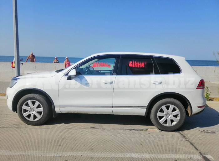 В Бердянске обрисовали автомобили с российскими номерами (ФОТО)