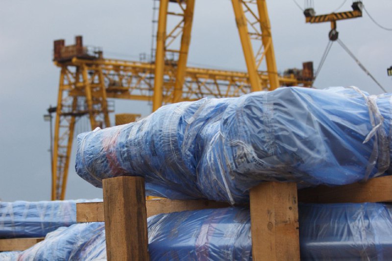 Как выглядят ванты, на которых будет держаться мост в Запорожье (ФОТОРЕПОРТАЖ)