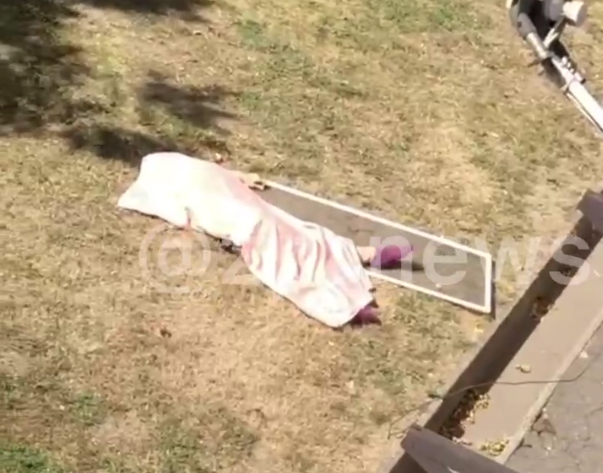 Выпала из окна: в Запорожье обнаружили труп женщины (ВИДЕО)