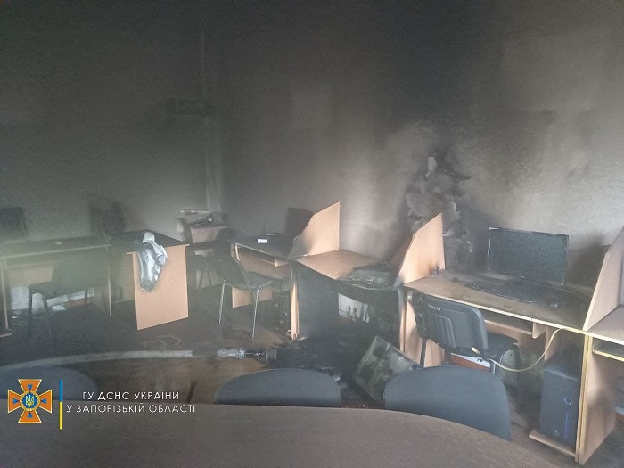 В ЗНУ произошел пожар: что известно (ФОТО)