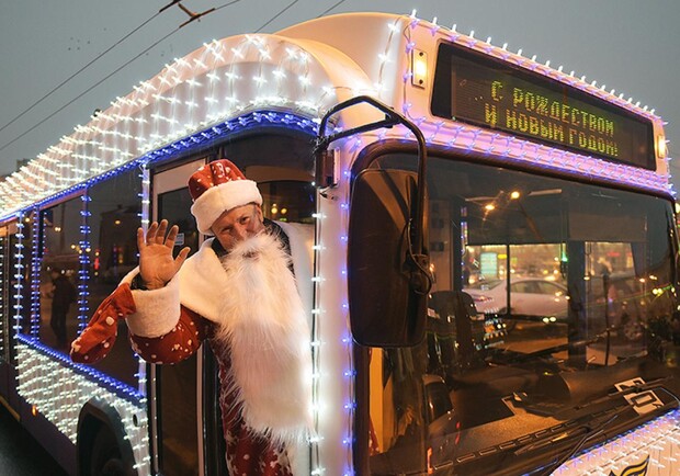 Как будет ходить общественный транспорт к новогоднему городку на Хортице в Запорожье (КАРТА)