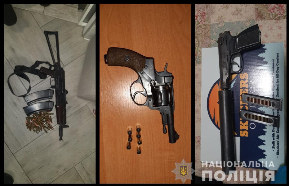 У Запоріжжі поліція викрила місцевого мешканця з арсеналом зброї (ФОТО)