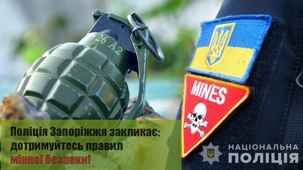 В одному з населених пунктів Запорізького району здетонував авіаційний підривач