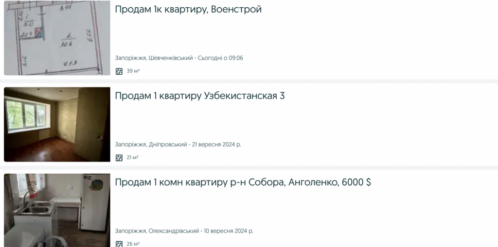 Скільки зараз коштує квартира в Запоріжжі: огляд найдешевших варіантів по районах