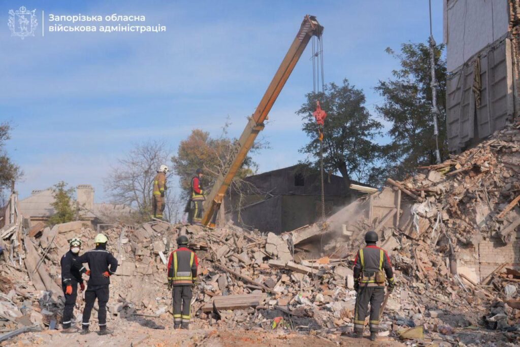 У Запоріжжі завершено пошуково-рятувальні роботи внаслідок удару КАБами