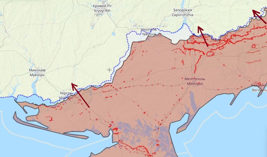 Росія готує зимові наступи на Херсон та Запоріжжя: які напрямки оберуть (КАРТА)