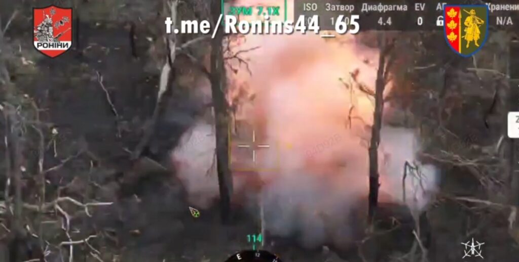 Спочатку «викурили», а потім методично знищили: відео роботи «Роніних» на Запорізькому напрямку
