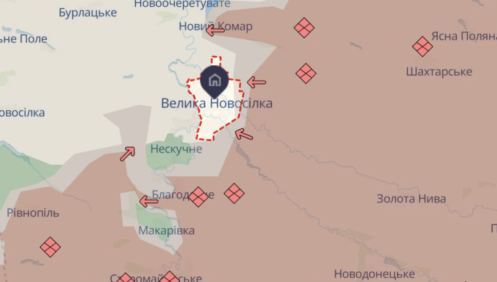 Велика Новосілка в пастці: повідомляють про загрозу  на межі Донецької та Запорізької областей
